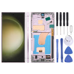 Schermo TFT LCD digitalizzatore completo da 6,72 pollici con cornice per Samsung Galaxy S23 Ultra SM-S918B, non supporta il riconoscimento delle impronte digitali., For Samsung Galaxy S23 Ultra SM-S918B 6.72 inch(Not Fingerprint)