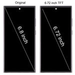 Schermo TFT LCD digitalizzatore completo da 6,72 pollici con cornice per Samsung Galaxy S23 Ultra SM-S918B, non supporta il riconoscimento delle impronte digitali., For Samsung Galaxy S23 Ultra SM-S918B 6.72 inch(Not Fingerprint)