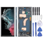 Schermo TFT LCD digitalizzatore completo da 6,72 pollici con cornice per Samsung Galaxy S22 Ultra SM-S908B, non supporta il riconoscimento delle impronte digitali., For Samsung Galaxy S22 Ultra SM-S908B 6.72 inch(Not Fingerprint)