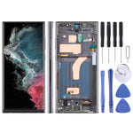 Schermo TFT LCD digitalizzatore completo da 6,72 pollici con cornice per Samsung Galaxy S22 Ultra SM-S908B, non supporta il riconoscimento delle impronte digitali., For Samsung Galaxy S22 Ultra SM-S908B 6.72 inch(Not Fingerprint)