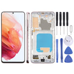 Schermo TFT LCD da 6,12 pollici con digitalizzatore e cornice per Samsung Galaxy S21 5G SM-G991B, non supporta il riconoscimento delle impronte digitali., For Samsung Galaxy S21 5G SM-G991B 6.12 inch(Not Fingerprint)