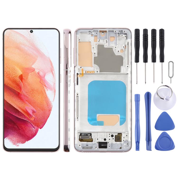 Schermo TFT LCD da 6,12 pollici con digitalizzatore e cornice per Samsung Galaxy S21 5G SM-G991B, non supporta il riconoscimento delle impronte digitali., For Samsung Galaxy S21 5G SM-G991B 6.12 inch(Not Fingerprint)