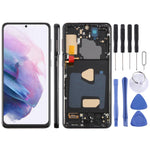 Schermo TFT LCD digitalizzatore completo da 6,58 pollici con cornice per Samsung Galaxy S21+ SM-G996B, non supporta il riconoscimento delle impronte digitali., For Samsung Galaxy S21+ SM-G996B 6.58 inch(Not Fingerprint)