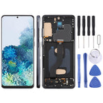 Schermo TFT LCD digitalizzatore completo da 6,58 pollici con cornice per Samsung Galaxy S20+ SM-G985F, non supporta il riconoscimento delle impronte digitali., For Samsung Galaxy S20+ SM-G985F 6.58 inch(Not Fingerprint)