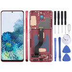 Schermo TFT LCD digitalizzatore completo da 6,58 pollici con cornice per Samsung Galaxy S20+ SM-G985F, non supporta il riconoscimento delle impronte digitali., For Samsung Galaxy S20+ SM-G985F 6.58 inch(Not Fingerprint)