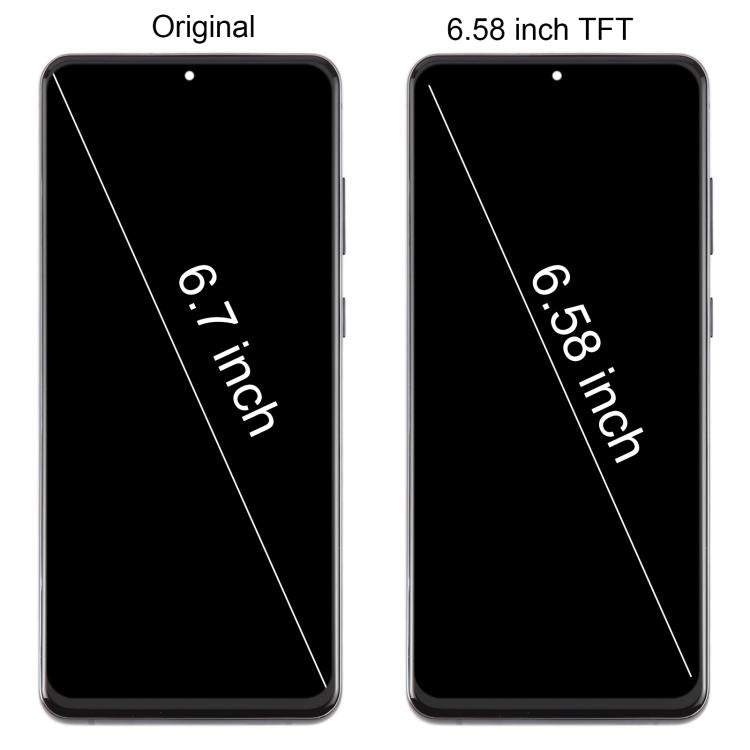 Schermo TFT LCD con touch screen e cornice per Samsung Galaxy S20+ SM-G985F 6,58 pollici SPA4618H B1042