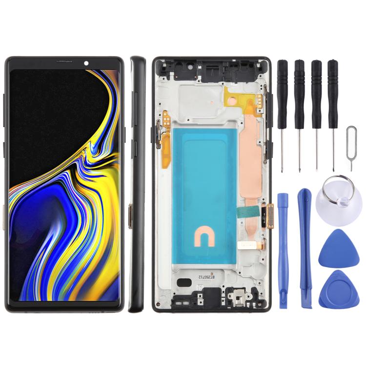 Schermo TFT LCD da 6,33 pollici con digitalizzatore e cornice per Samsung Galaxy Note9 SM-N960F., For Samsung Galaxy Note9 SM-N960F 6.33 inch