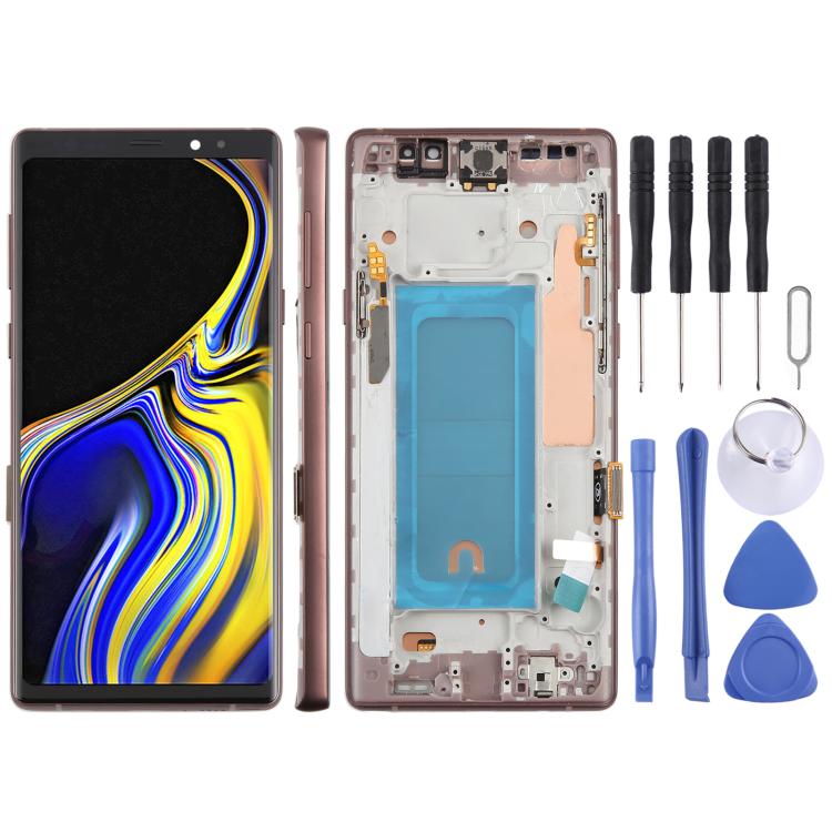 Schermo TFT LCD da 6,33 pollici con digitalizzatore e cornice per Samsung Galaxy Note9 SM-N960F., For Samsung Galaxy Note9 SM-N960F 6.33 inch