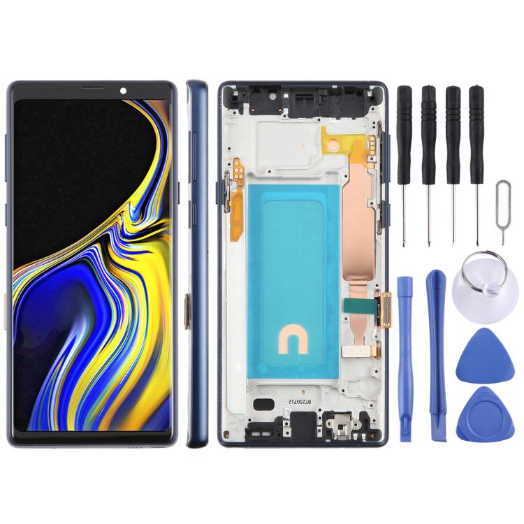 Schermo TFT LCD da 6,33 pollici con digitalizzatore e cornice per Samsung Galaxy Note9 SM-N960F., For Samsung Galaxy Note9 SM-N960F 6.33 inch