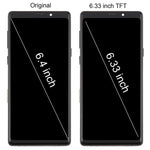 Schermo TFT LCD da 6,33 pollici con digitalizzatore e cornice per Samsung Galaxy Note9 SM-N960F., For Samsung Galaxy Note9 SM-N960F 6.33 inch