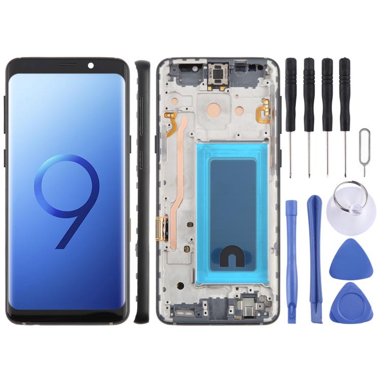 Schermo TFT LCD per Samsung Galaxy S9 SM-G960F 5,7" con digitalizzatore e cornice – Nero SPA4627B B8029