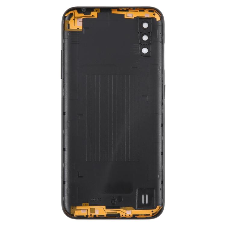Cover posteriore con copertura per obiettivo della fotocamera per Samsung Galaxy A01 SM-A015F., For Samsung Galaxy A01, For Samsung Galaxy A01 (with Camera Lens Frame)
