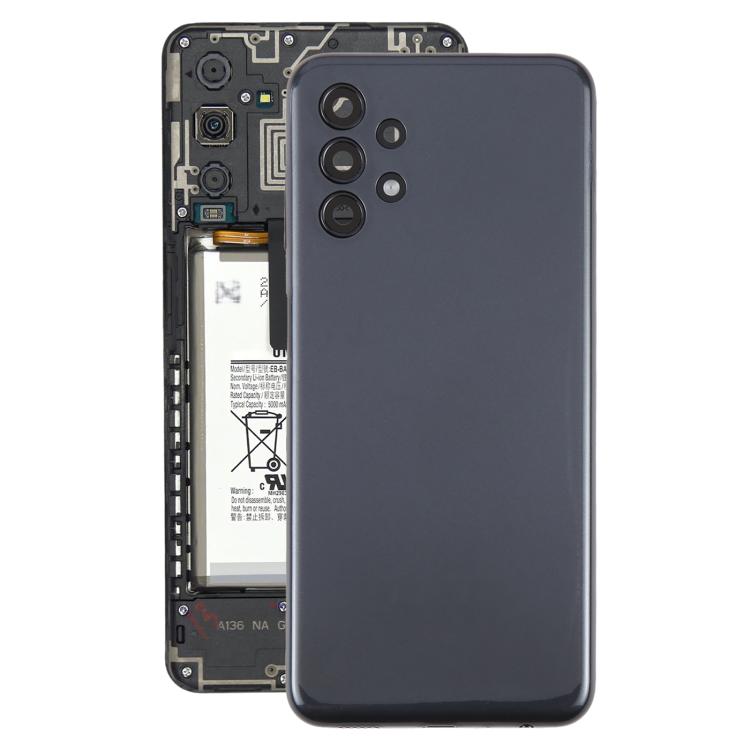 Cover posteriore con copriobiettivo per Samsung Galaxy A13 SM-A135F, For Samsung Galaxy A13(with Camera Lens Frame)