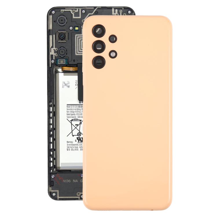 Cover posteriore con copriobiettivo per Samsung Galaxy A13 SM-A135F, For Samsung Galaxy A13(with Camera Lens Frame)
