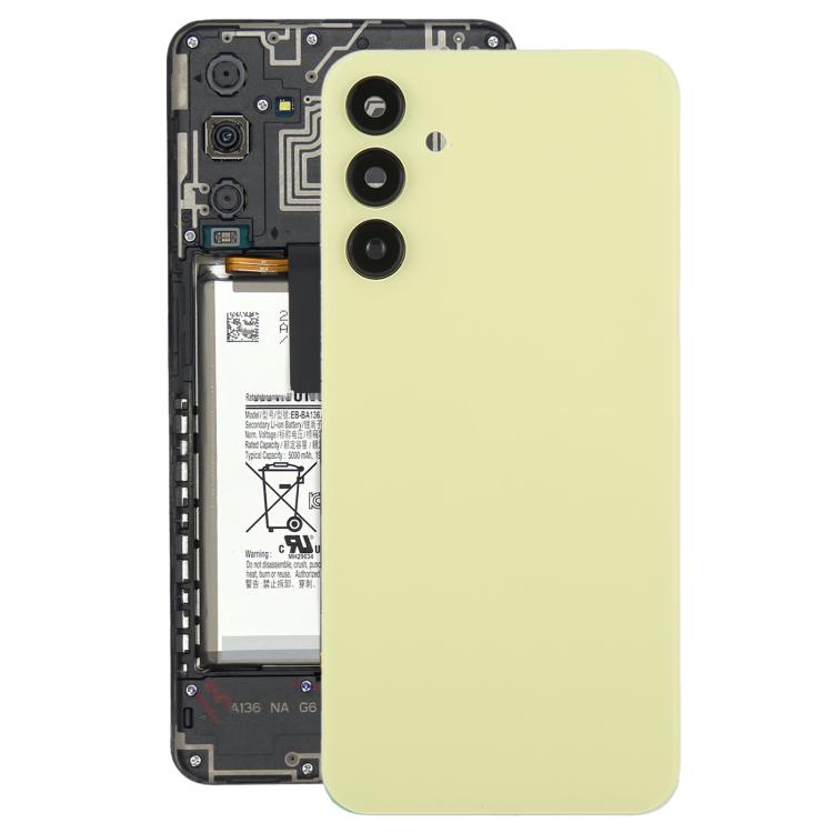 Cover posteriore con copriobiettivo per Samsung Galaxy A15 SM-A155F, For Samsung Galaxy A15