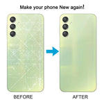 Cover posteriore con copriobiettivo per Samsung Galaxy A24 SM-A245, For Samsung Galaxy A24