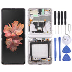 Schermo LCD digitalizzatore completo con cornice per Samsung Galaxy Z Flip 5G SM-F707, For Samsung Galaxy Z Flip 5G