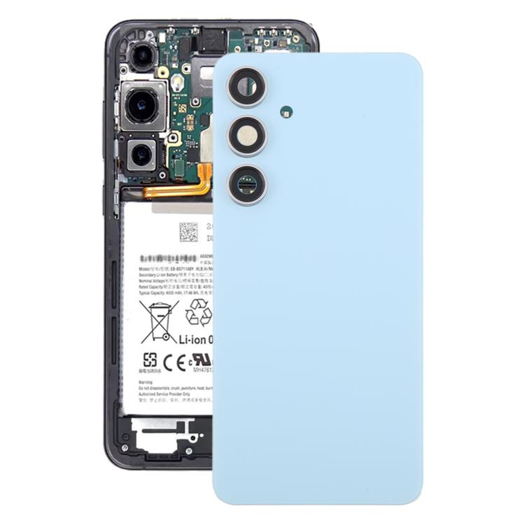 Cover posteriore originale per Samsung Galaxy S24 FE SM-S721B con copriobiettivo della fotocamera., For Samsung Galaxy S24 FE(with Camera Cover)