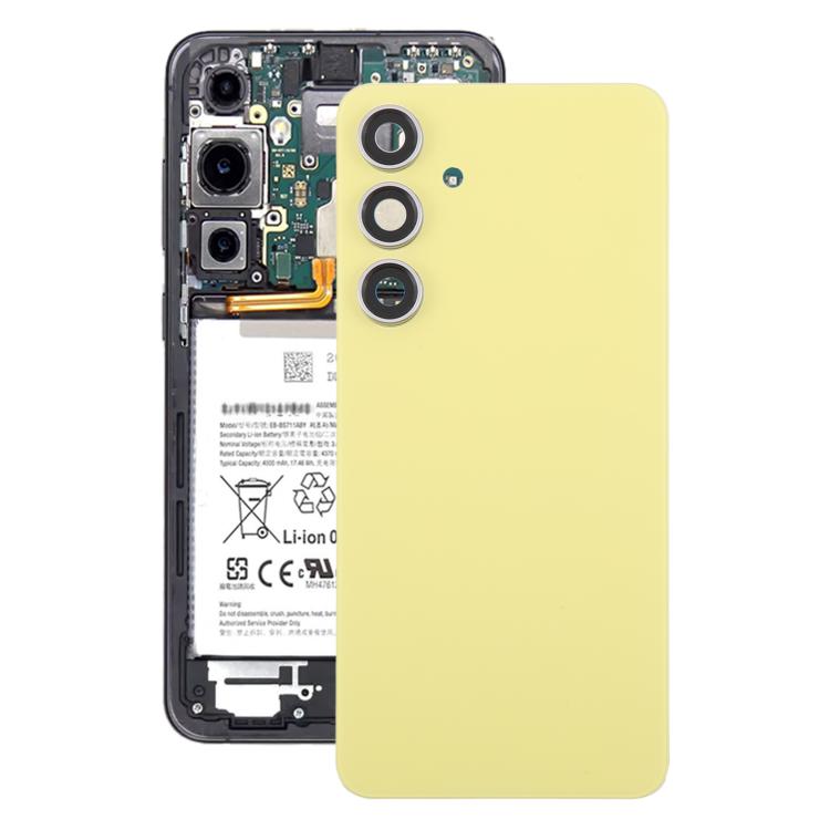 Cover posteriore originale per Samsung Galaxy S24 FE SM-S721B con copriobiettivo della fotocamera., For Samsung Galaxy S24 FE(with Camera Cover)