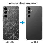 Cover posteriore originale per Samsung Galaxy S24 FE SM-S721B con copriobiettivo della fotocamera., For Samsung Galaxy S24 FE(with Camera Cover)