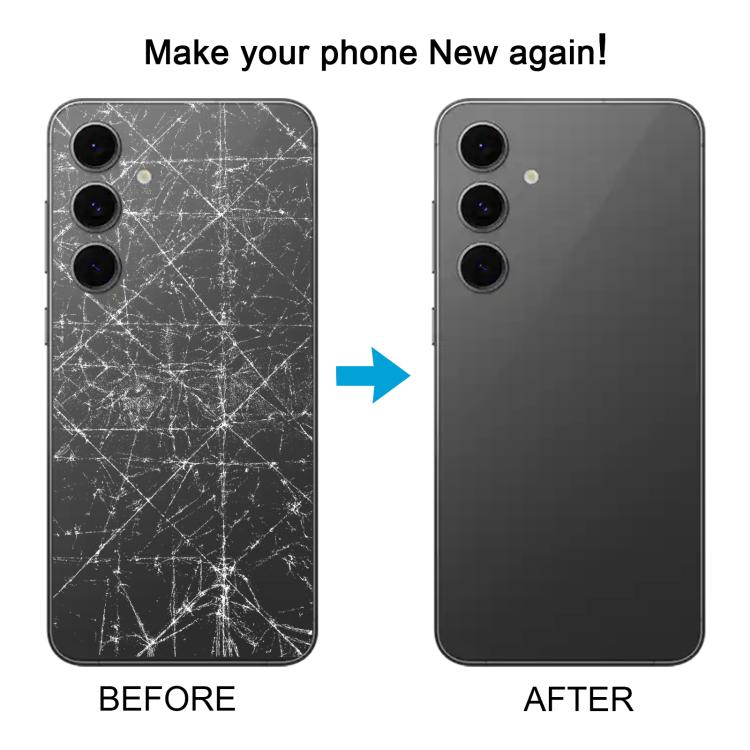 Cover posteriore originale per Samsung Galaxy S24 FE SM-S721B con copriobiettivo della fotocamera., For Samsung Galaxy S24 FE(with Camera Cover)