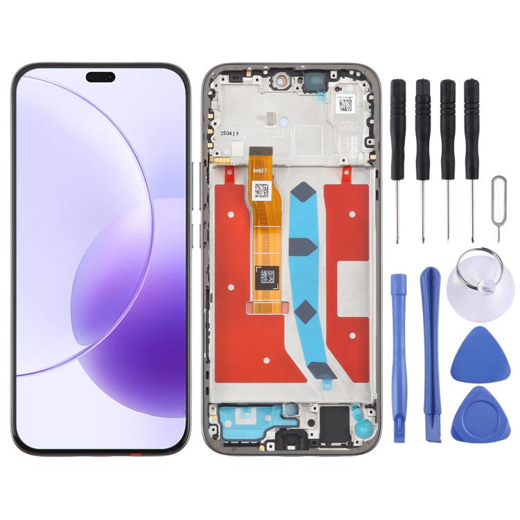 Schermo LCD digitalizzatore originale per Honor X70i, gruppo completo con cornice, For Honor X70i(Original)