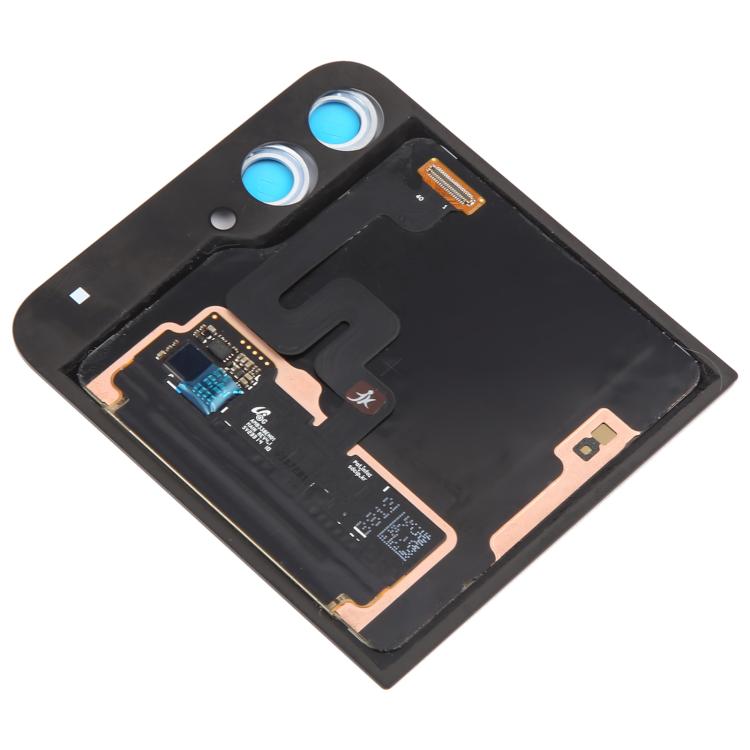 Schermo LCD secondario originale con digitalizzatore e copertura dell'obiettivo della fotocamera per Samsung Galaxy Z Flip6 SM-F741B., For Samsung Galaxy Z Flip6(Original Secondary LCD with Camera Cover)