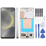 Schermo TFT LCD digitalizzatore completo con cornice per Samsung Galaxy S24 5G SM-S921B, non supporta il riconoscimento delle impronte digitali., For Samsung Galaxy S24 5G