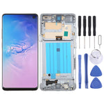 Schermo TFT LCD digitalizzatore completo con cornice per Samsung Galaxy S10 5G SM-G977B, non supporta il riconoscimento delle impronte digitali., For Samsung Galaxy S10 5G