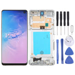 Schermo TFT LCD digitalizzatore completo con cornice per Samsung Galaxy S10 5G SM-G977B, non supporta il riconoscimento delle impronte digitali., For Samsung Galaxy S10 5G