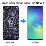 Schermo OLED LCD digitalizzatore completo con cornice per Samsung Galaxy S10+ 4G SM-G975, For Samsung Galaxy S10+ 4G