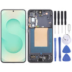 Schermo OLED LCD digitalizzatore completo con cornice per Samsung Galaxy S25+ SM-S936B, For Samsung Galaxy S25+(OLED)