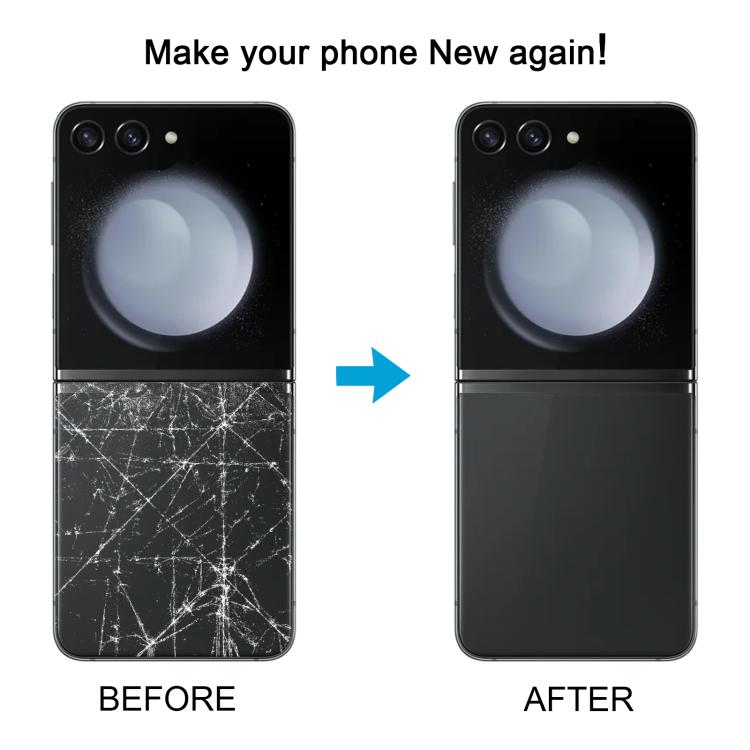 Cover posteriore per Samsung Galaxy Z Flip5 SM-F731B, For Samsung Galaxy Z Flip5