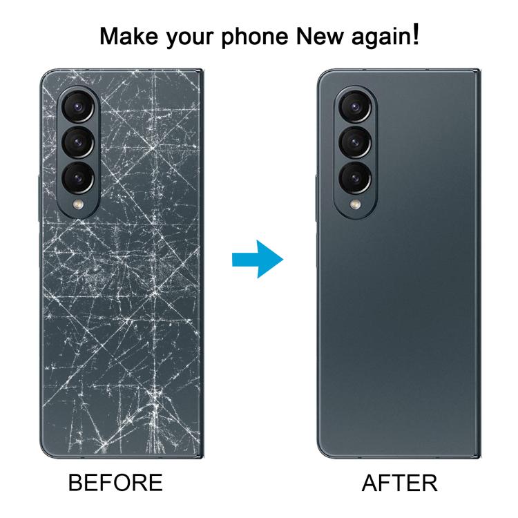 Cover posteriore originale per batteria Samsung Galaxy Z Fold4 SM-F936B, For Galaxy Z Fold4(Original,with Lens Frame)