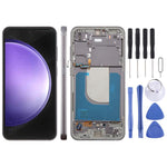Schermo LCD digitalizzatore completo con cornice per Galaxy S23 FE originale., For Galaxy S23 FE(Original)