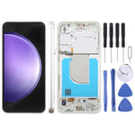 Schermo LCD digitalizzatore completo con cornice per Galaxy S23 FE originale., For Galaxy S23 FE(Original)