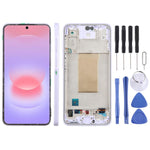 Schermo LCD digitalizzatore completo con cornice per Galaxy A37 SM-A376B originale., For Galaxy A37(Original)