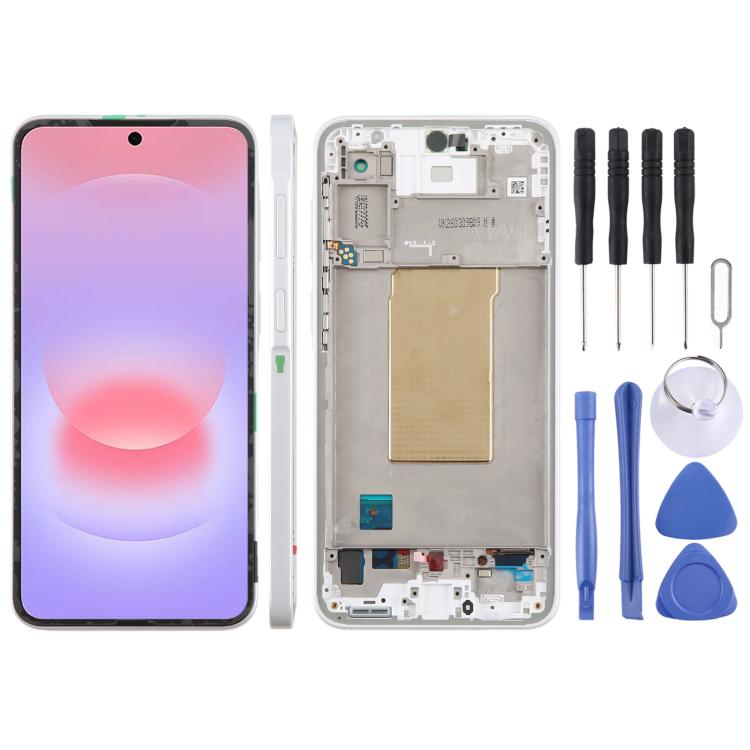 Schermo LCD digitalizzatore completo con cornice per Galaxy A37 SM-A376B originale., For Galaxy A37(Original)