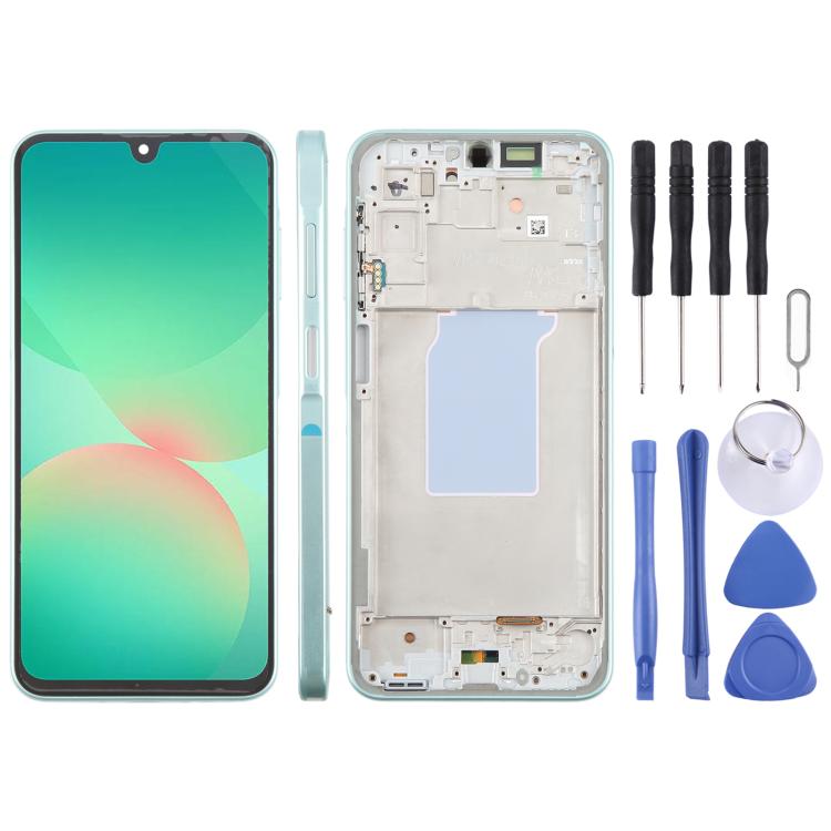 Schermo LCD digitalizzatore completo con cornice per Galaxy A26 SM-A266B originale., For Galaxy A26(Original)