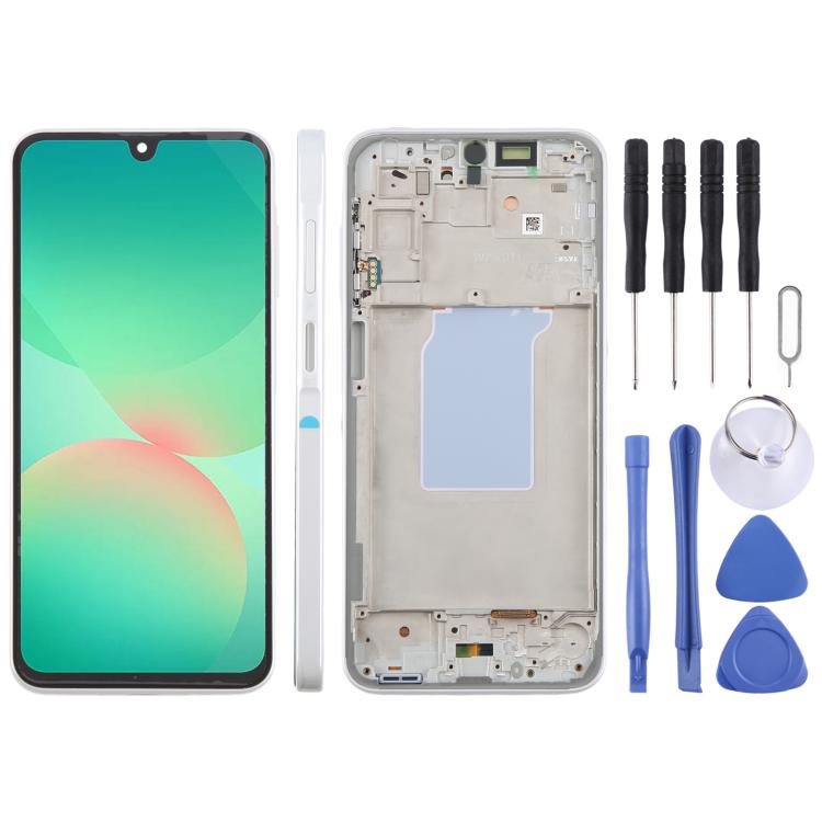 Schermo LCD digitalizzatore completo con cornice per Galaxy A26 SM-A266B originale., For Galaxy A26(Original)