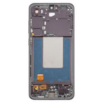 Schermo LCD digitalizzatore completo con cornice per Galaxy S24 FE SM-S721B originale., For Galaxy S24 FE(Original)