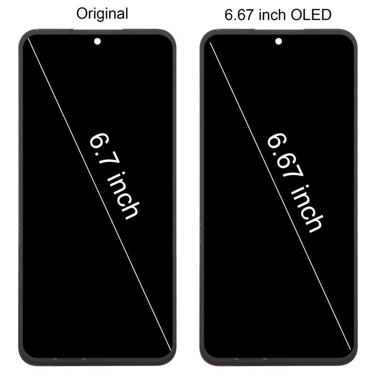Schermo OLED LCD da 6,67 pollici con digitalizzatore, assemblaggio completo, per Galaxy A56 SM-A566B., For Galaxy A56(OLED)