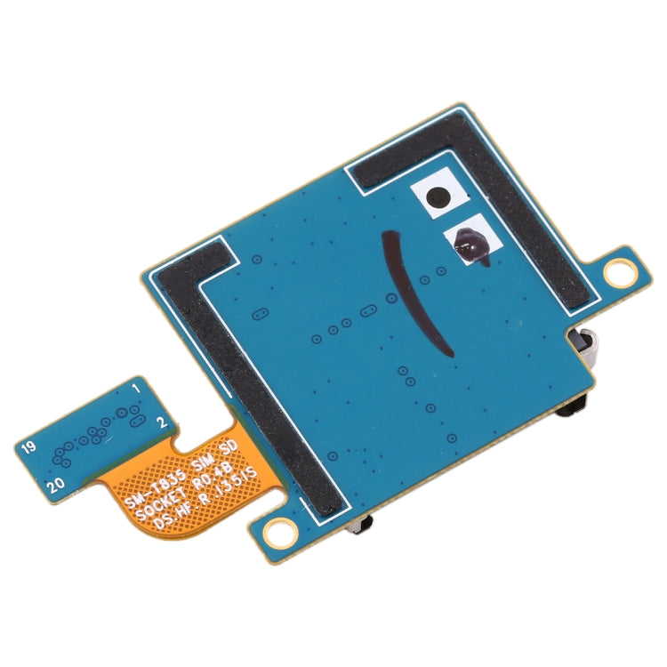 SIM Card Holder Socket Flex Cable for Galaxy Tab S4 10.5 T835 / T830, For Galaxy Tab S4 10.5