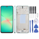 For Galaxy A26 SM-A266B incell LCD Screen Digitizer Full Assembly with Frame, For Samsung Galaxy A26