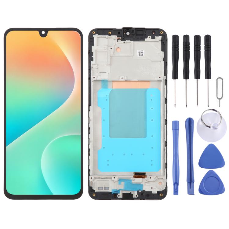 For Galaxy M36 SM-M366B Original LCD Screen Digitizer Full Assembly with Frame, For Samsung Galaxy M36(Original)
