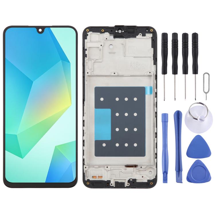 For Galaxy A16 5G SM-A166B incell LCD Screen Digitizer Full Assembly with Frame, For Samsung Galaxy A16 5G SM-A166B EU Version