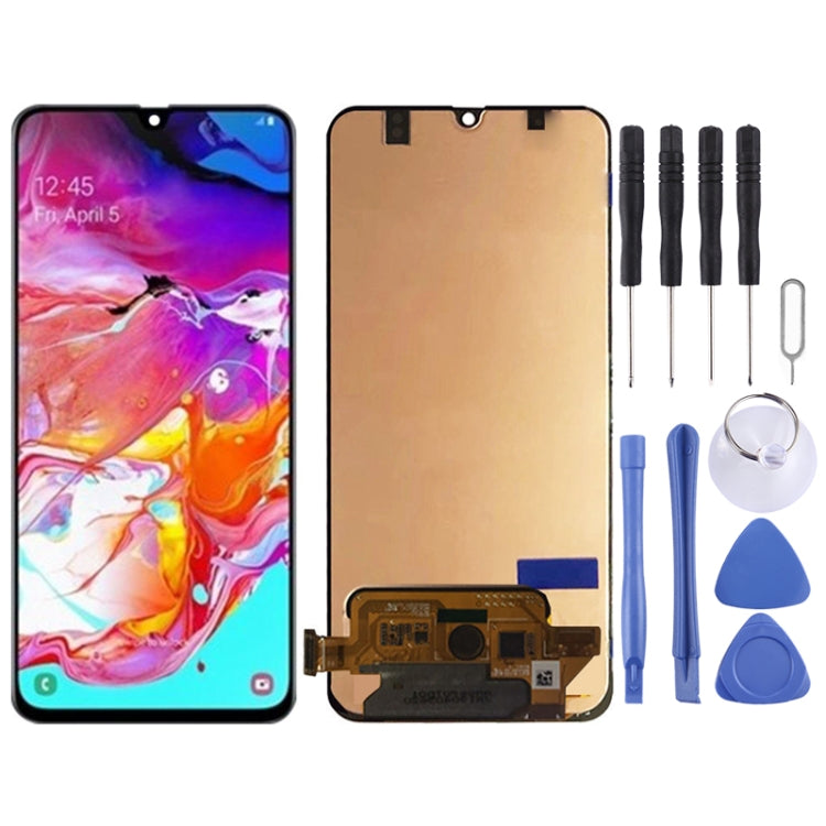 Schermo LCD e digitalizzatore assemblaggio completo per Galaxy A70, M-A705F/DS, SM-A705FN/DS, SM-A705GM/DS, SM-A705MN/DS, SM-A7050, For Samsung Galaxy A70