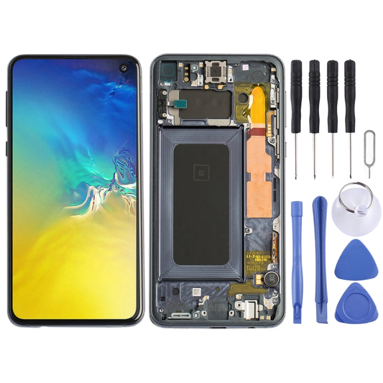 Schermo LCD e digitalizzatore assemblaggio completo con cornice per Galaxy S10e, For Samsung Galaxy S10e, For Galaxy S10e