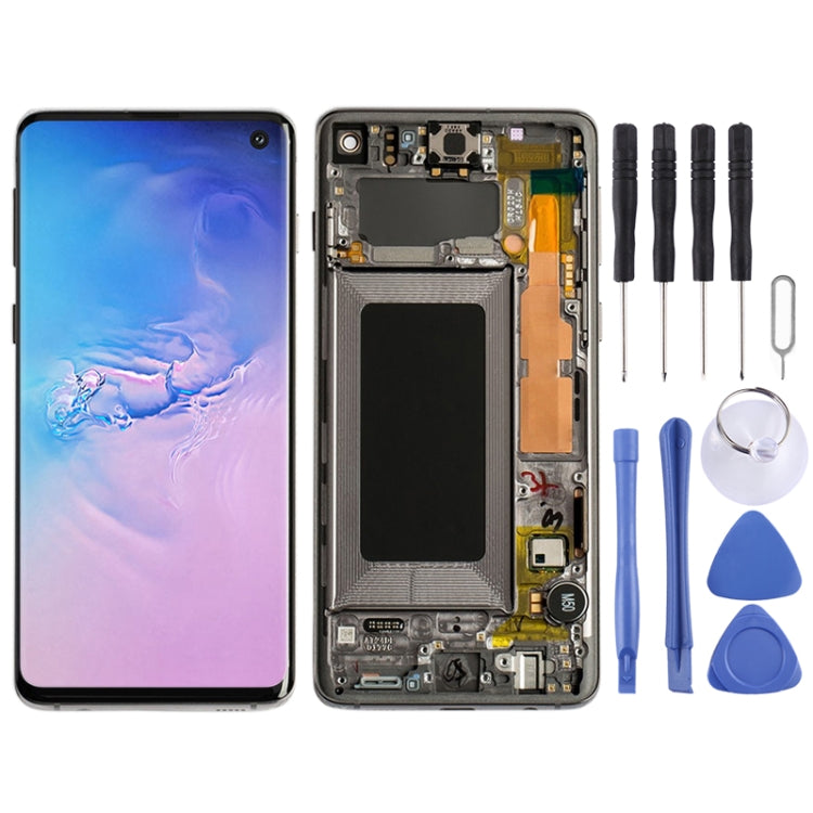 Schermo LCD e digitalizzatore assemblaggio completo con cornice per Galaxy S10 4G, For Samsung Galaxy S10 4G (Frame), For Galaxy S10 4G (Frame), For Galaxy S10 4G