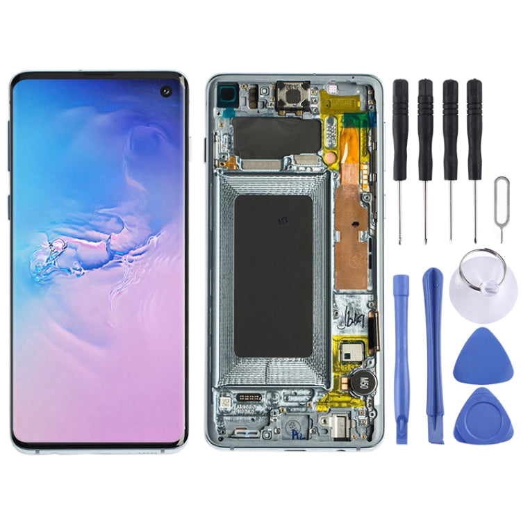 Schermo LCD e digitalizzatore assemblaggio completo con cornice per Galaxy S10 4G, For Samsung Galaxy S10 4G (Frame), For Galaxy S10 4G (Frame), For Galaxy S10 4G